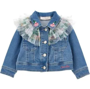 Denimjacke mit Tüll für Babygirls