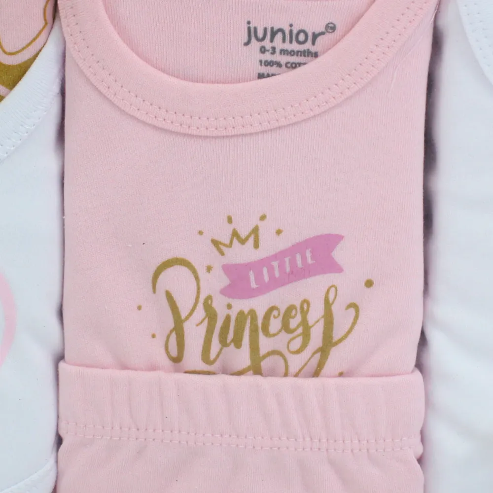 Geschenkbox für Babykleidung – 10-teiliges Prinzessinnen-Set in Rosa
