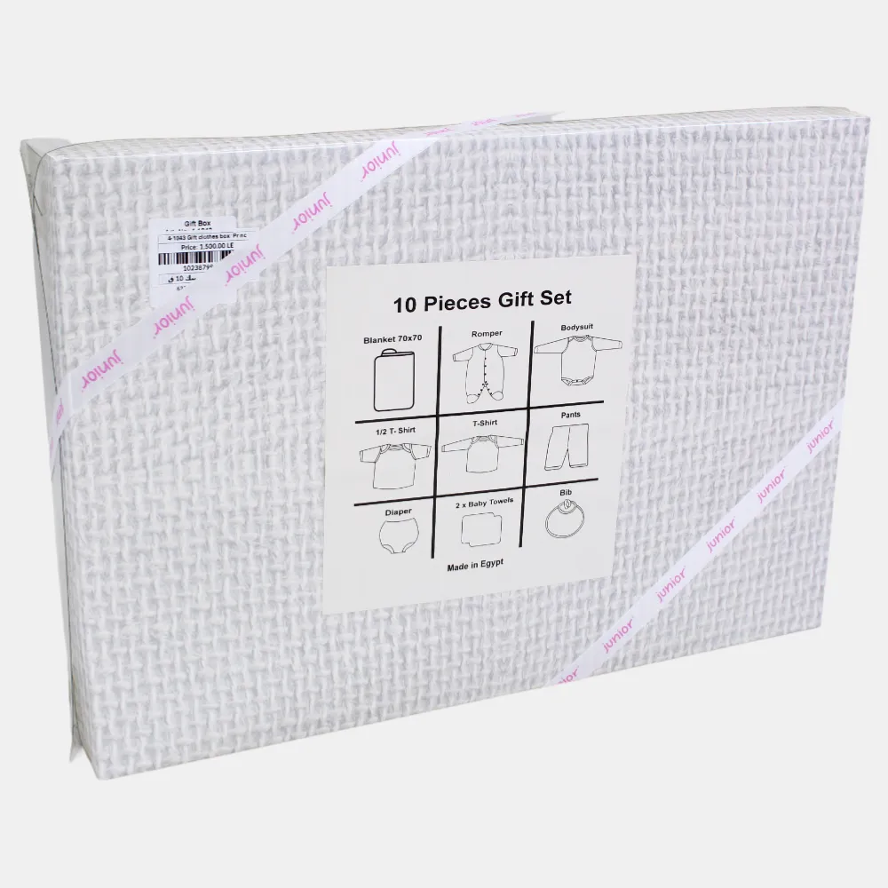 Geschenkbox für Babykleidung – 10-teiliges Prinzessinnen-Set in Rosa