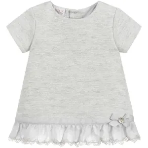 Baby Girls Graues Kleid & Schlüpfer Set