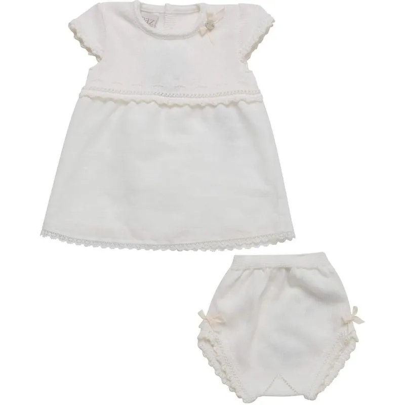 Elfenbein Zweiteiler für Babygirls