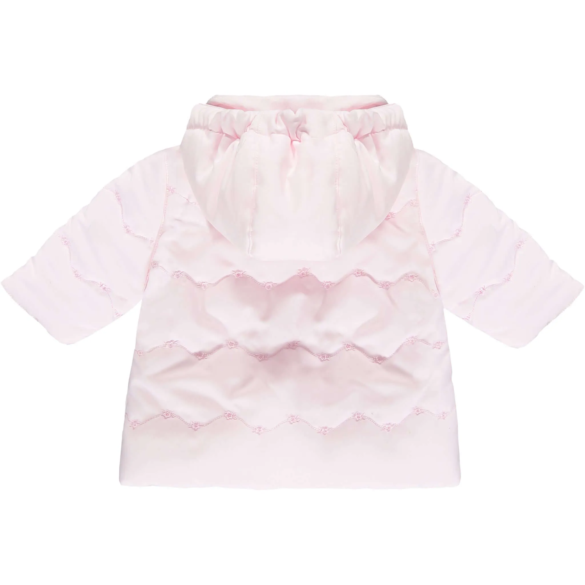 Rosa Schleifen-Jacke für Baby-Mädchen