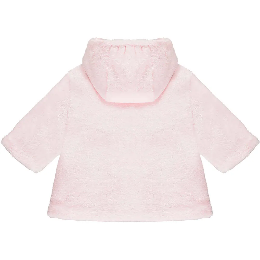 Rosa Hasen-Jacke für Baby-Mädchen