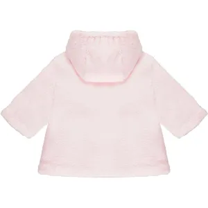 Rosa Hasen-Jacke für Baby-Mädchen