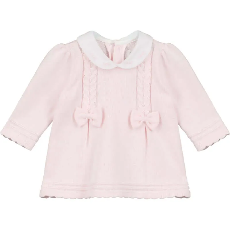 Rosa Strick-Set Emilia für Baby-Mädchen