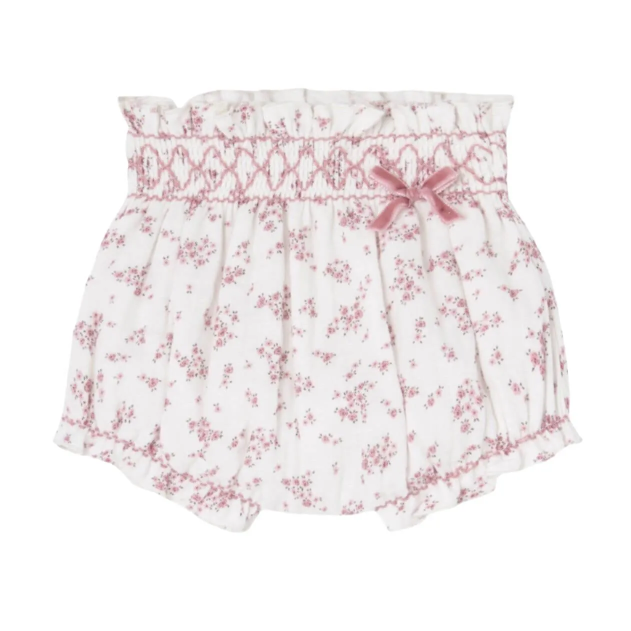 Rosa Blumen-Dreiteiler-Set für Baby-Mädchen
