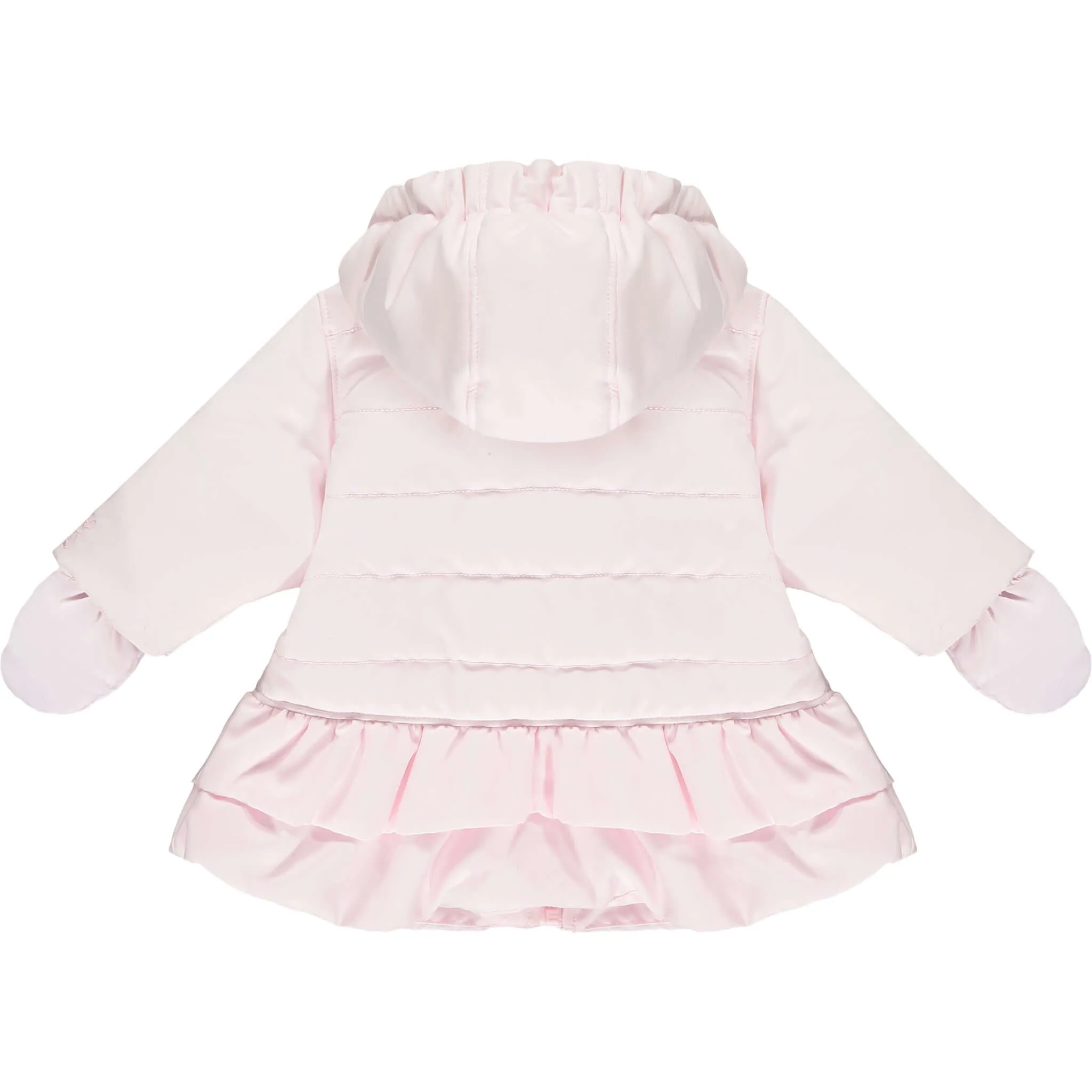Rosa Rüschenjacke für Babygirls