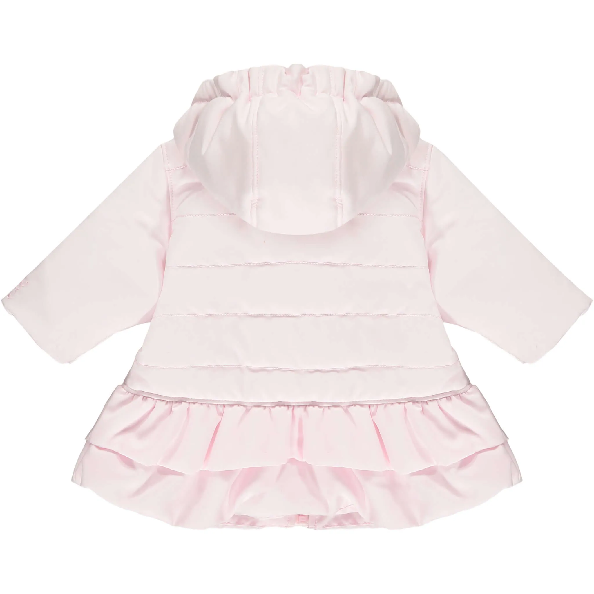 Rosa Rüschenjacke für Babygirls