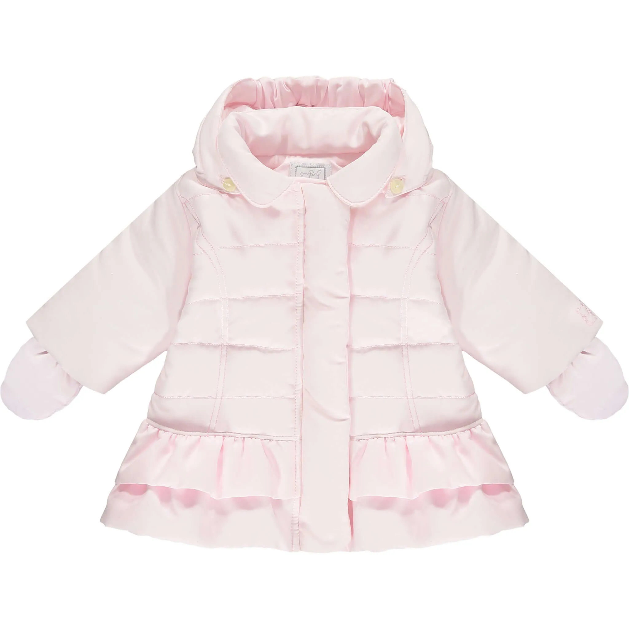 Rosa Rüschenjacke für Babygirls