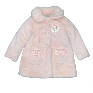 Rosa Pelzjacke für Babygirls