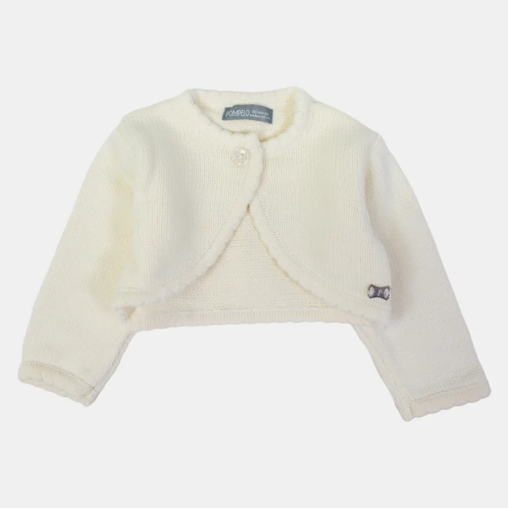Woll-Cropjacke für Babygirls