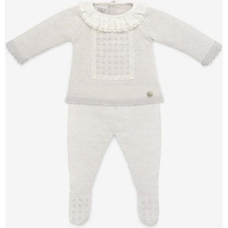 Baby Hellgrauer 'Perseo' Strick-Set