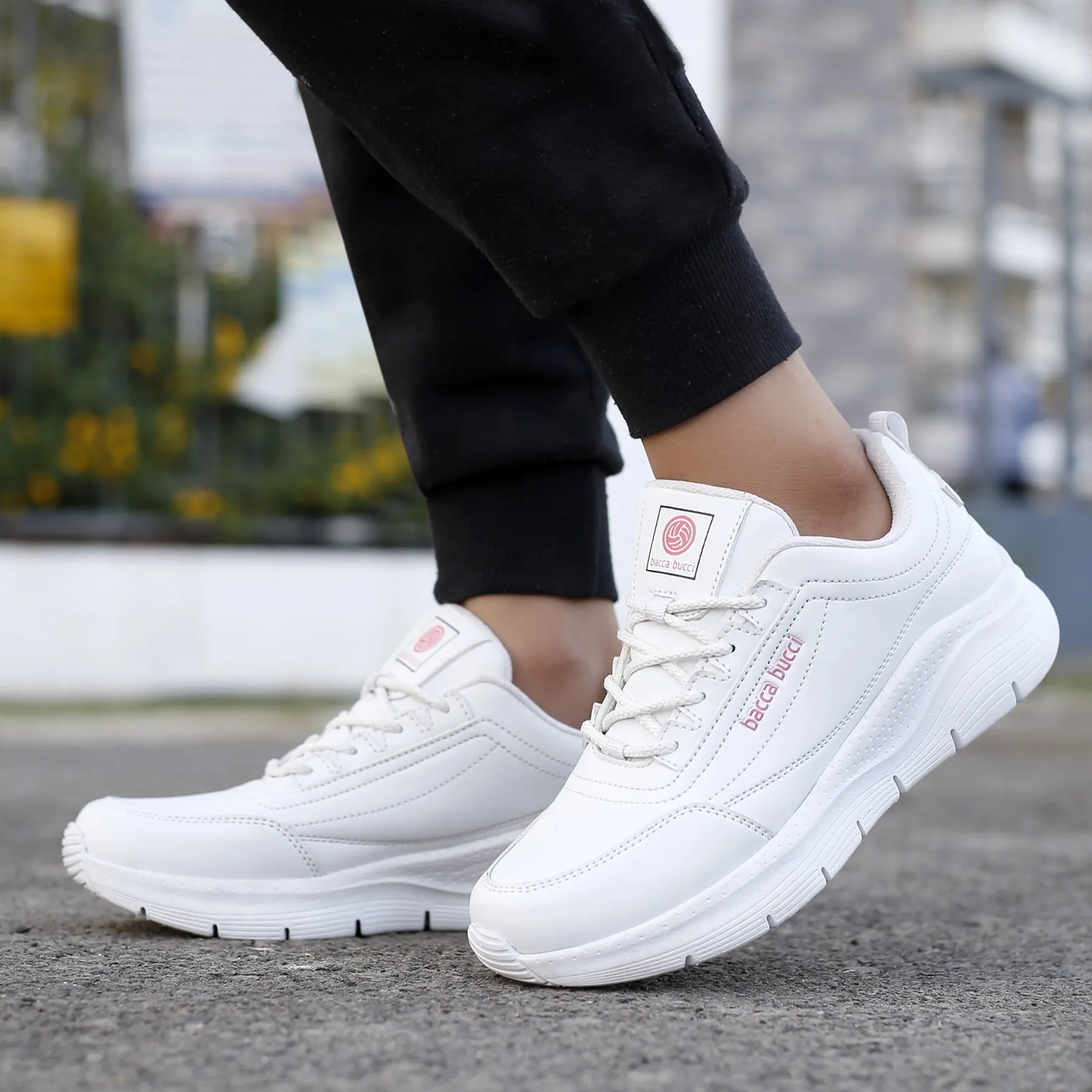 Bacca Bucci AFTERBURN Damen Chunky Sneakers | Modische leichte Plateauschuhe mit dicker Sohle für den Casual-Look