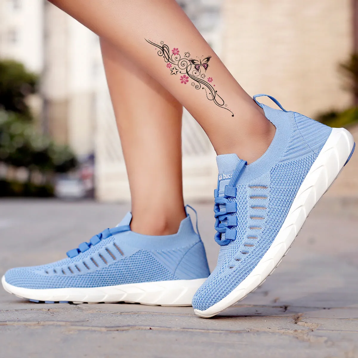 Bacca Bucci FISHJET Sneaker für Damen | Blaue Lauf- & Trainingsschuhe für Frauen