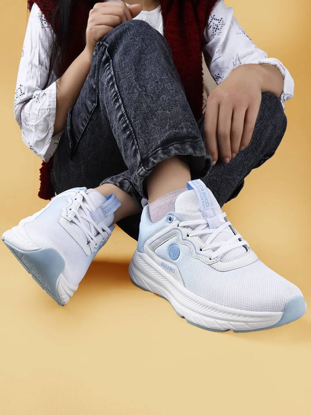 Bacca Bucci Nexus Damen-Sportschuhe mit dicker Sohle für Laufen und aktiven Sport