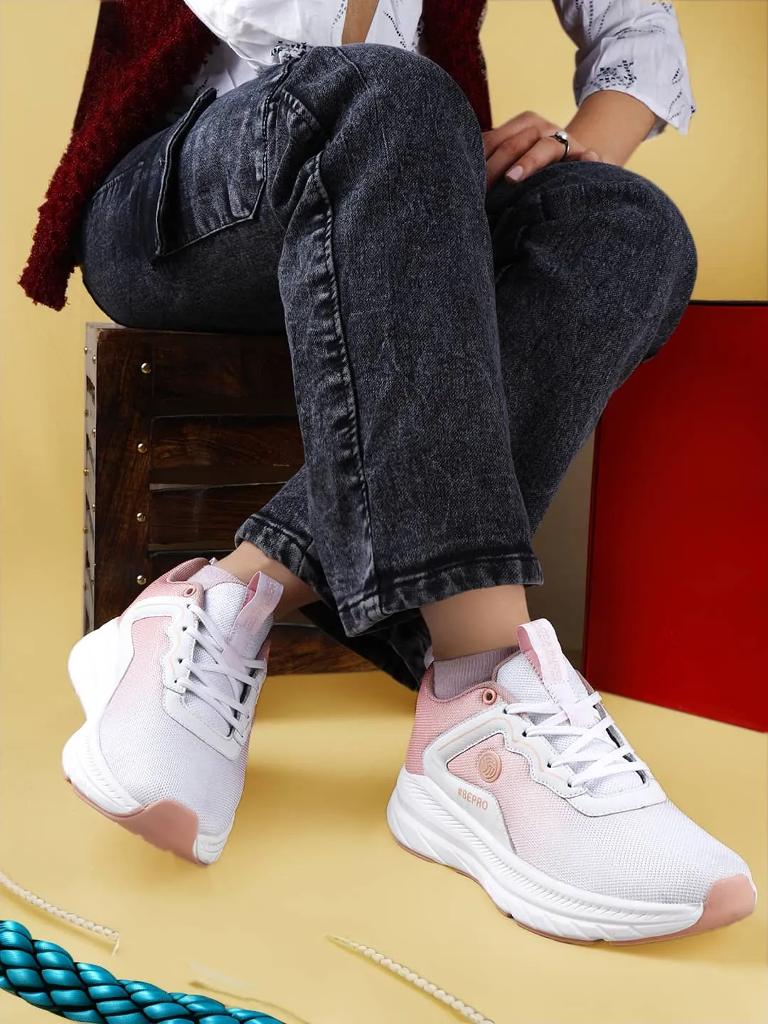Bacca Bucci Nexus Damen-Sportschuhe mit dicker Sohle für Laufen und aktiven Sport