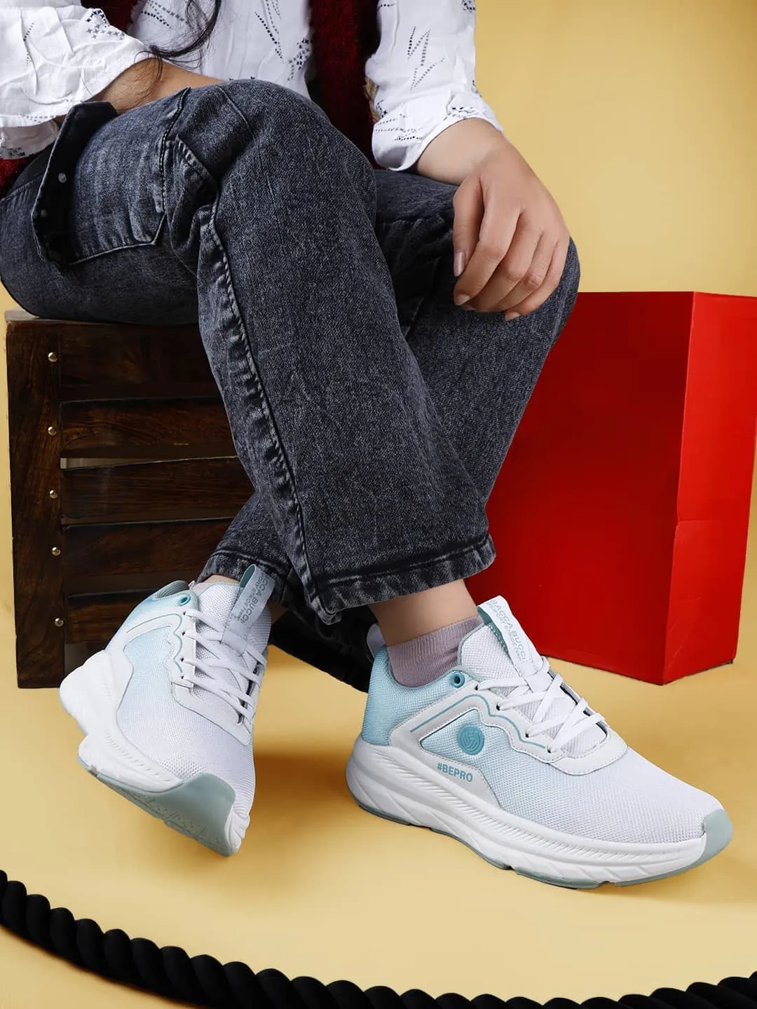 Bacca Bucci Nexus Damen-Sportschuhe mit dicker Sohle für Laufen und aktiven Sport
