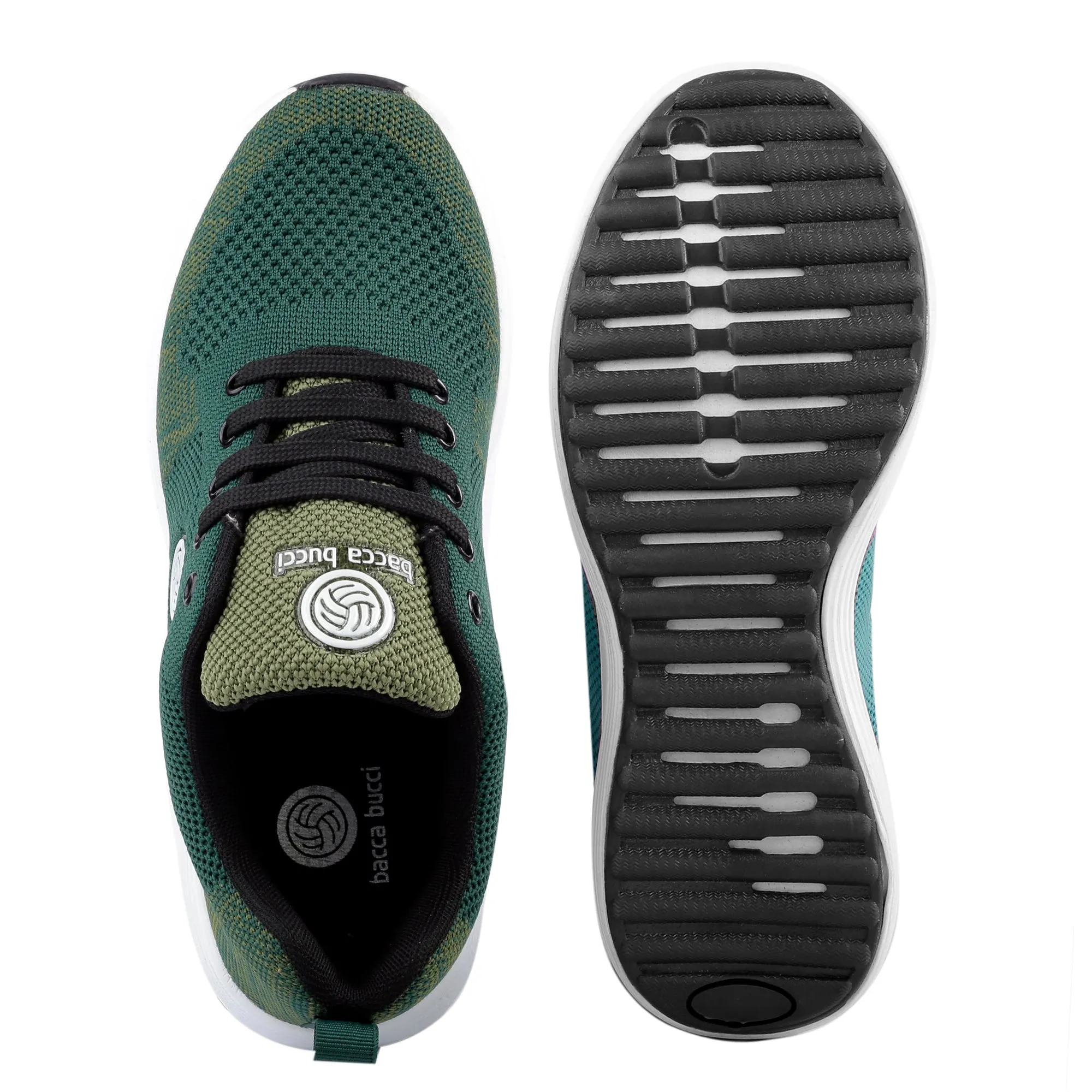 Bacca Bucci TOKYO Damen Laufschuhe | Grün/Olive Damen Sneakers für lässige Spaziergänge