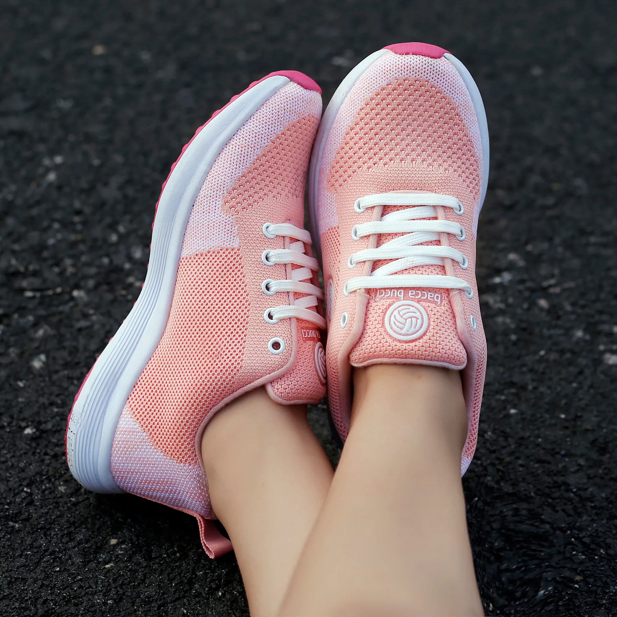 Bacca Bucci TOKYO Damen Laufschuhe | Grün/Olive Damen Sneakers für lässige Spaziergänge