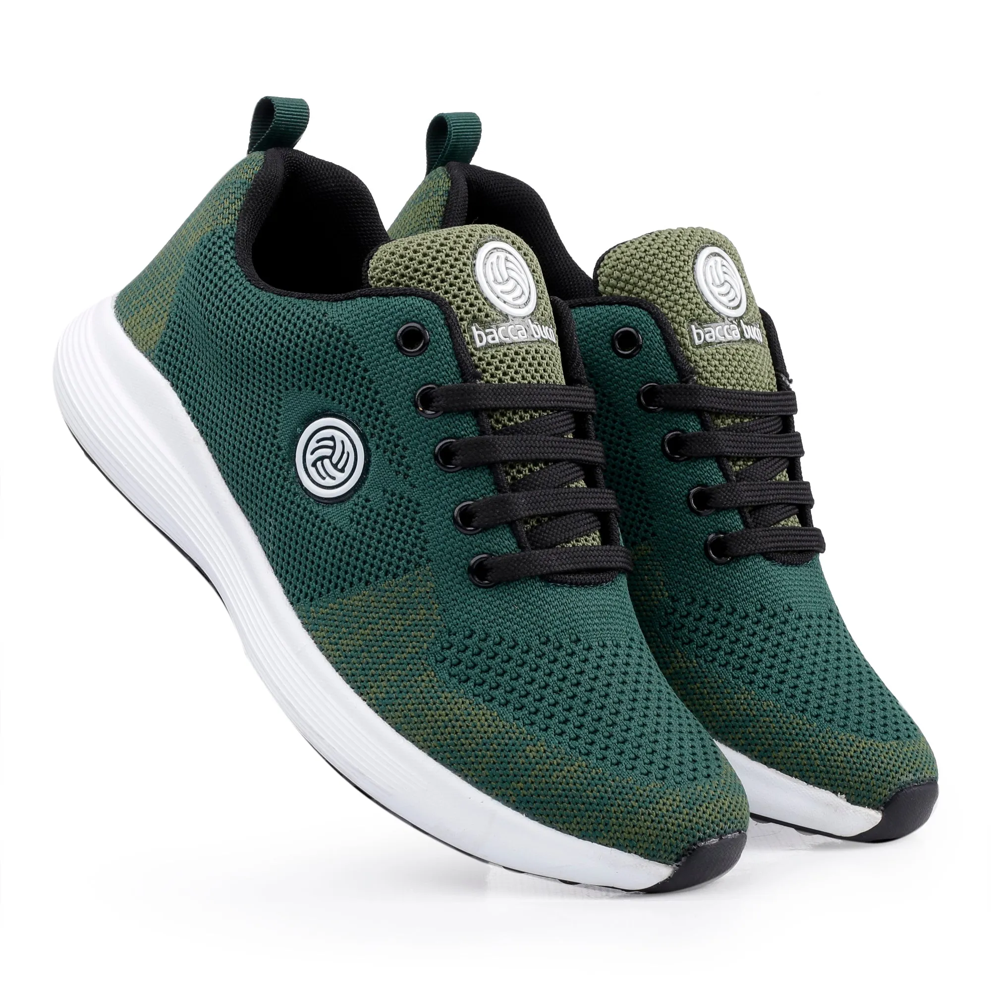Bacca Bucci TOKYO Damen Laufschuhe | Grün/Olive Damen Sneakers für lässige Spaziergänge