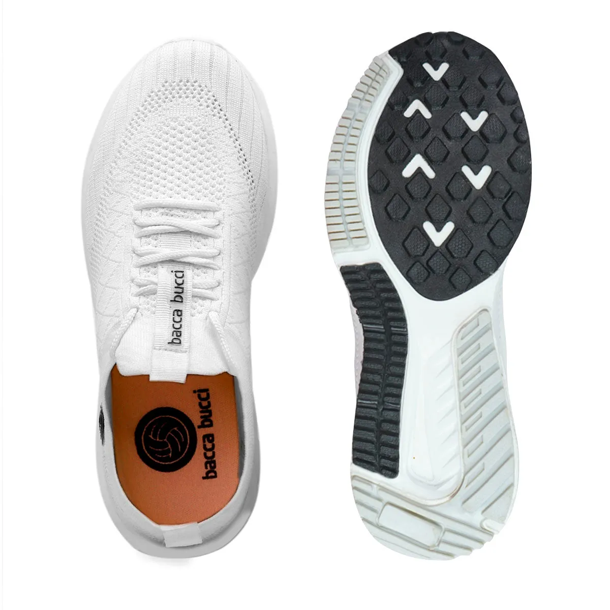 Bacca Bucci WAVE RIDER Damen Sneaker | Weiße Freizeitschuhe für Damen