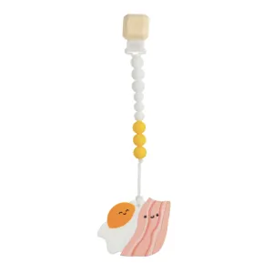 Bacon   Egg Beißring-Set von Loulou Lollipop