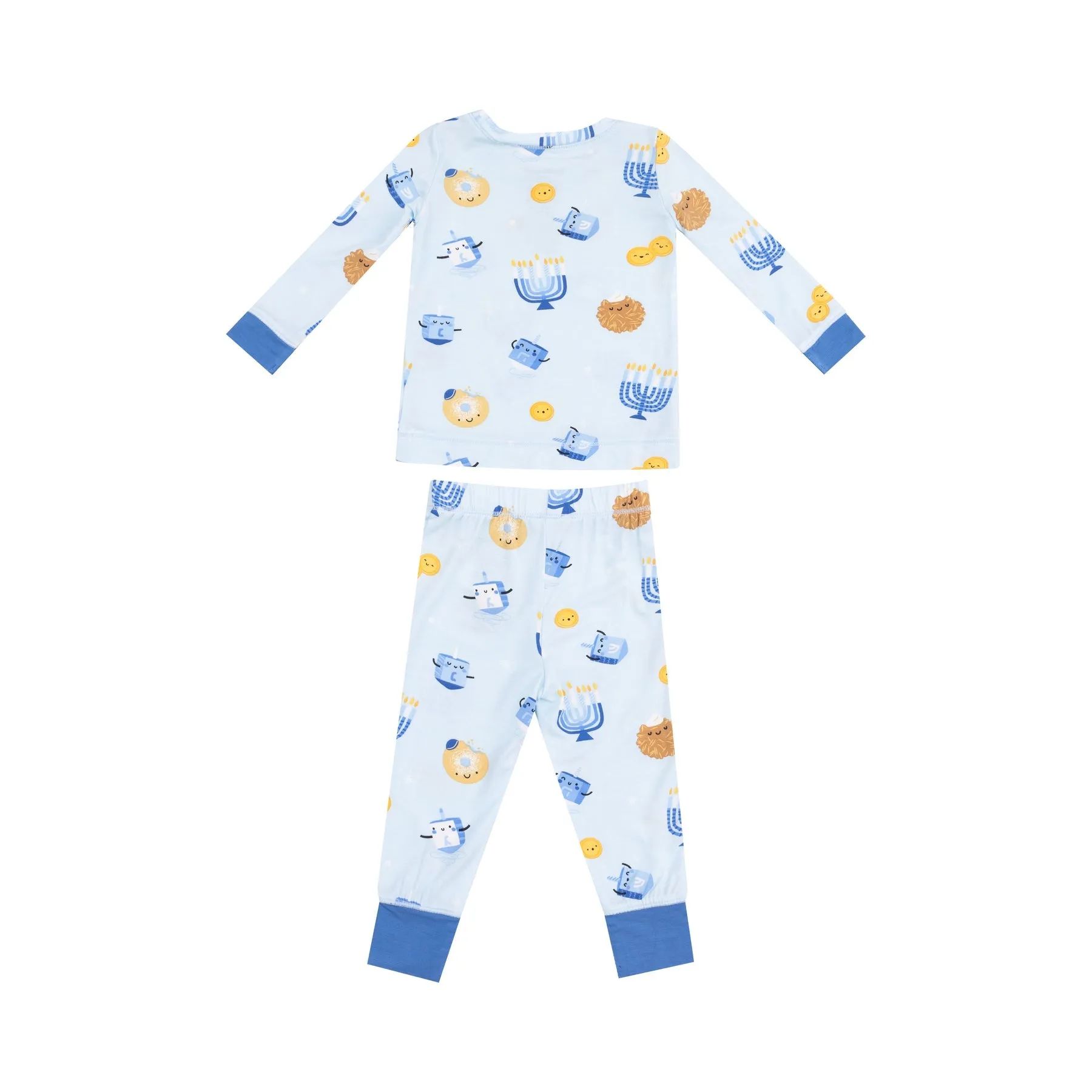 Bambus Langarm-Lounge-Outfit - Hanukkah von Angel Dear - ENDVerkauf