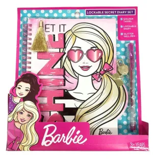 Barbie verschließbares Geheimtagebuch-Set