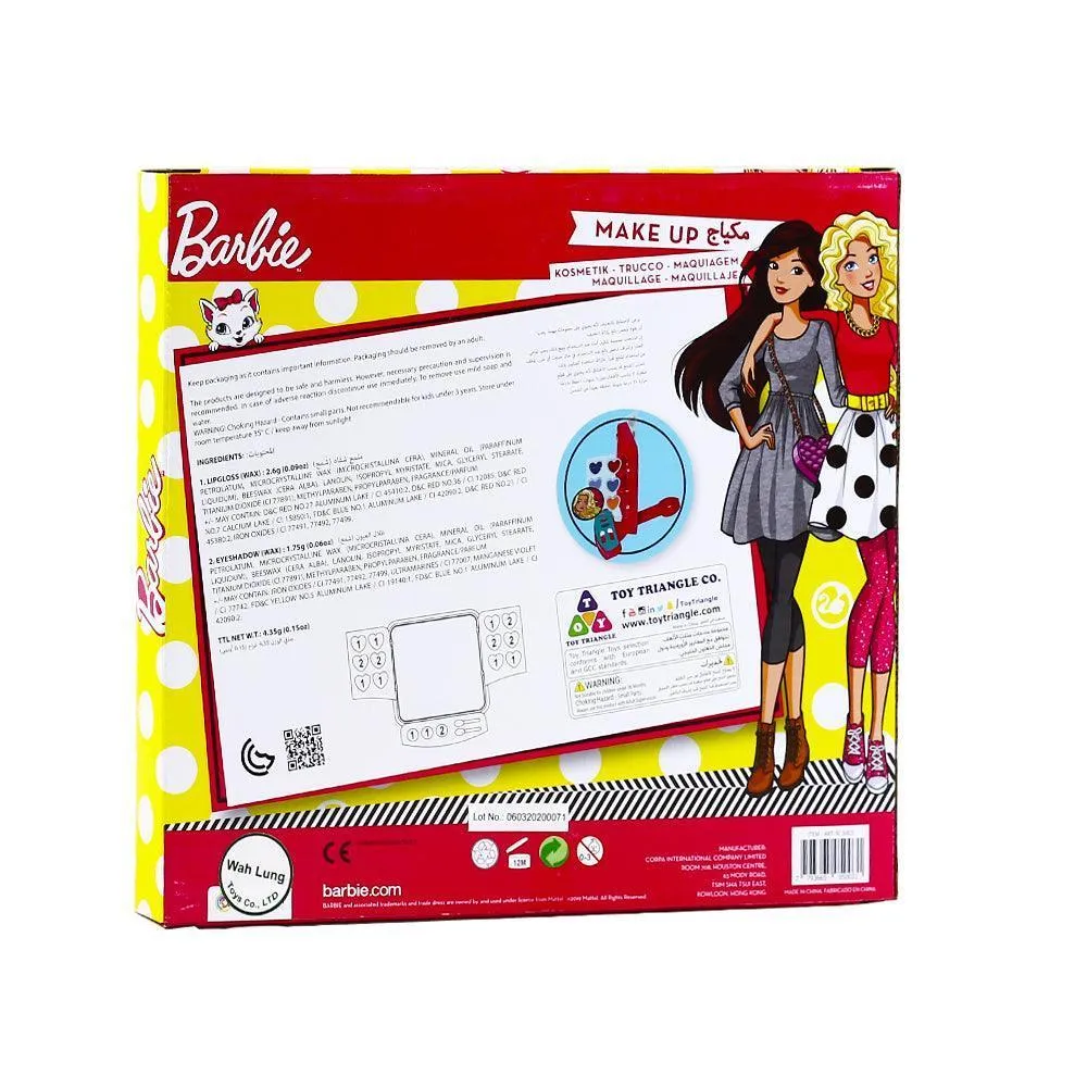 Barbie Schminktischspiegel mit Kosmetik