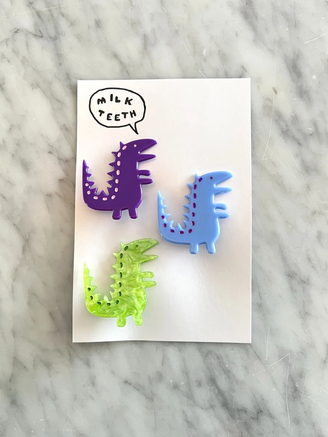 Barretteosaurus Rex Set von 3 von Milk Teeth
