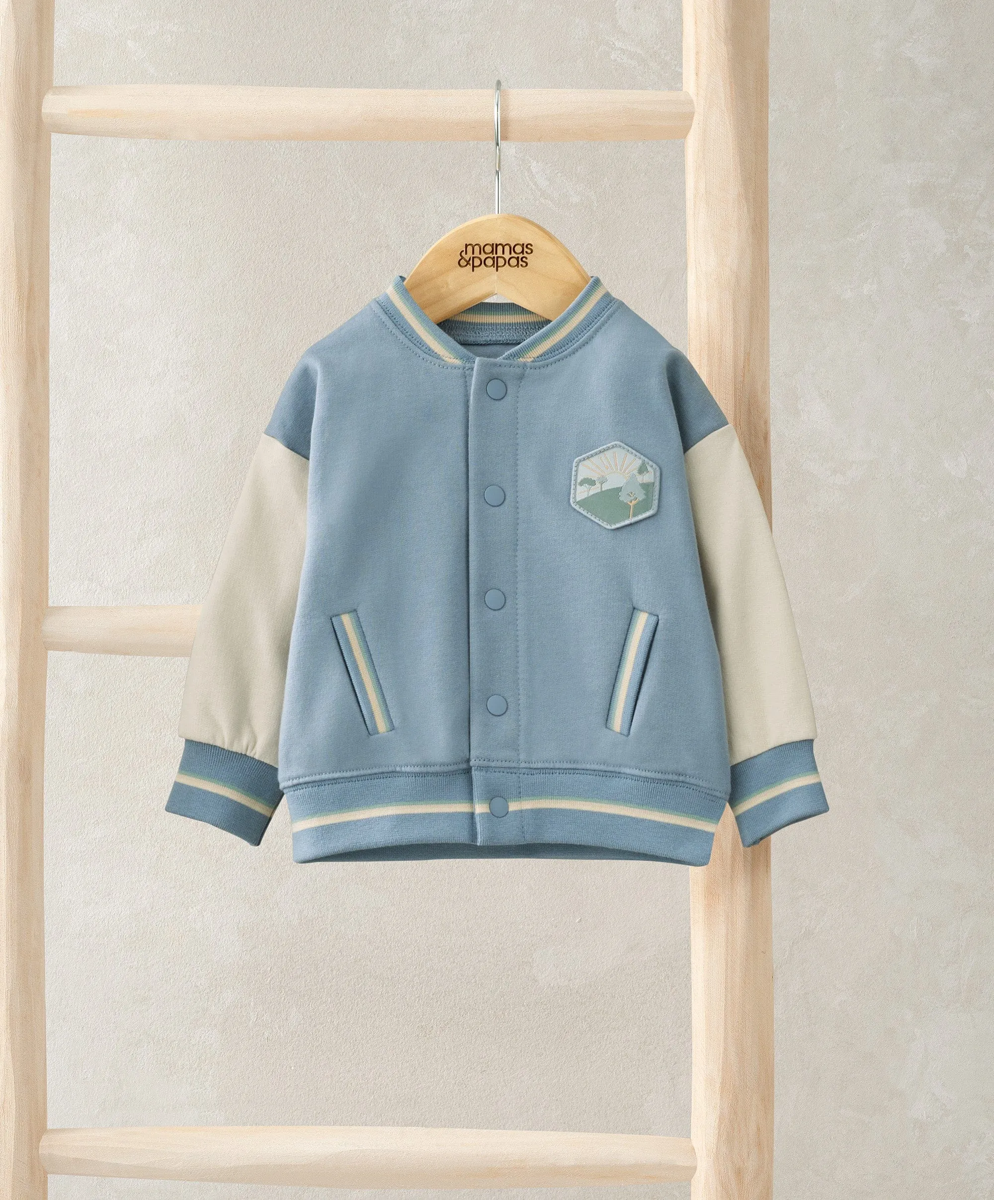 Baseballjacke - Blau