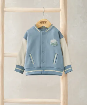 Baseballjacke - Blau