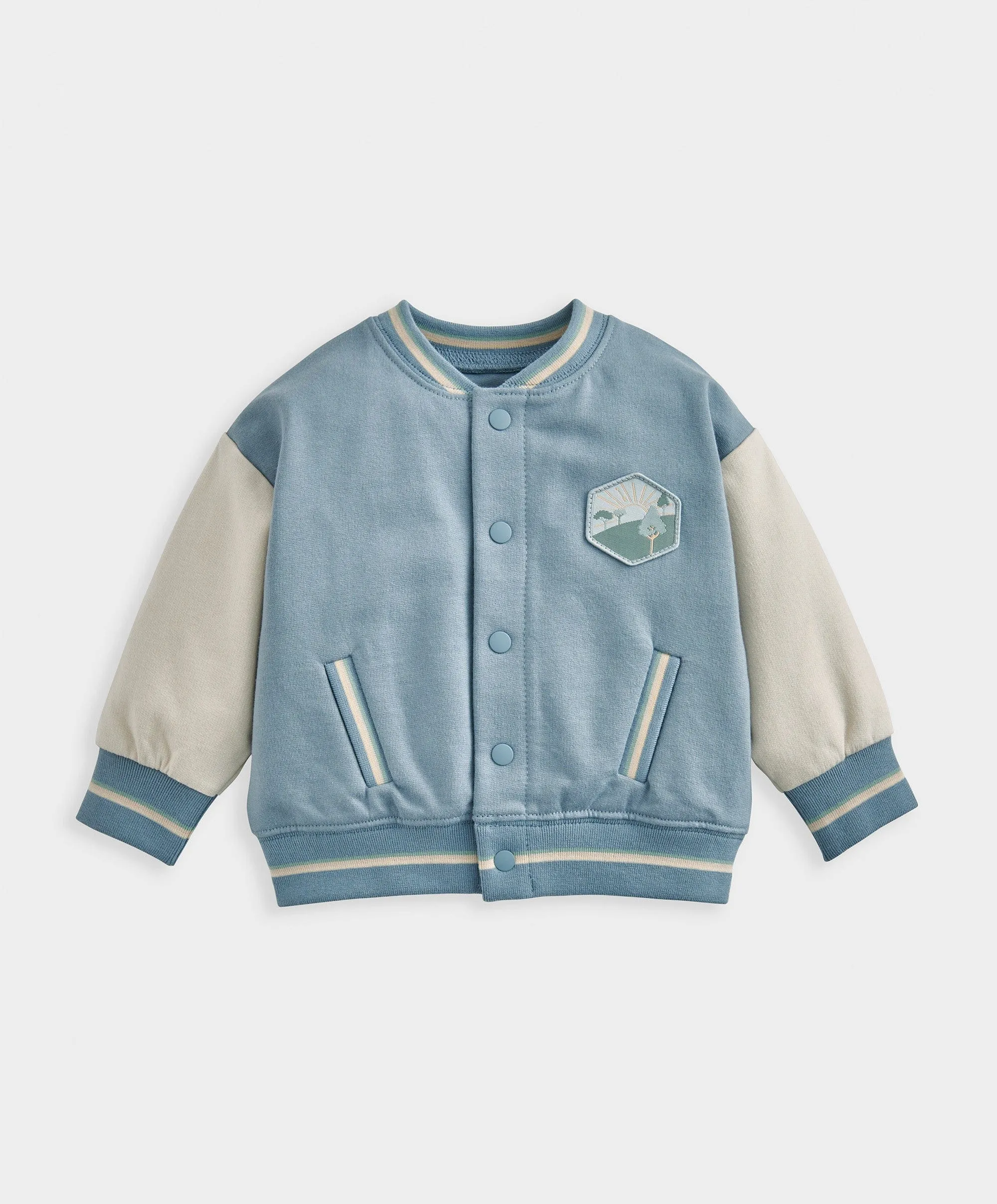 Baseballjacke - Blau