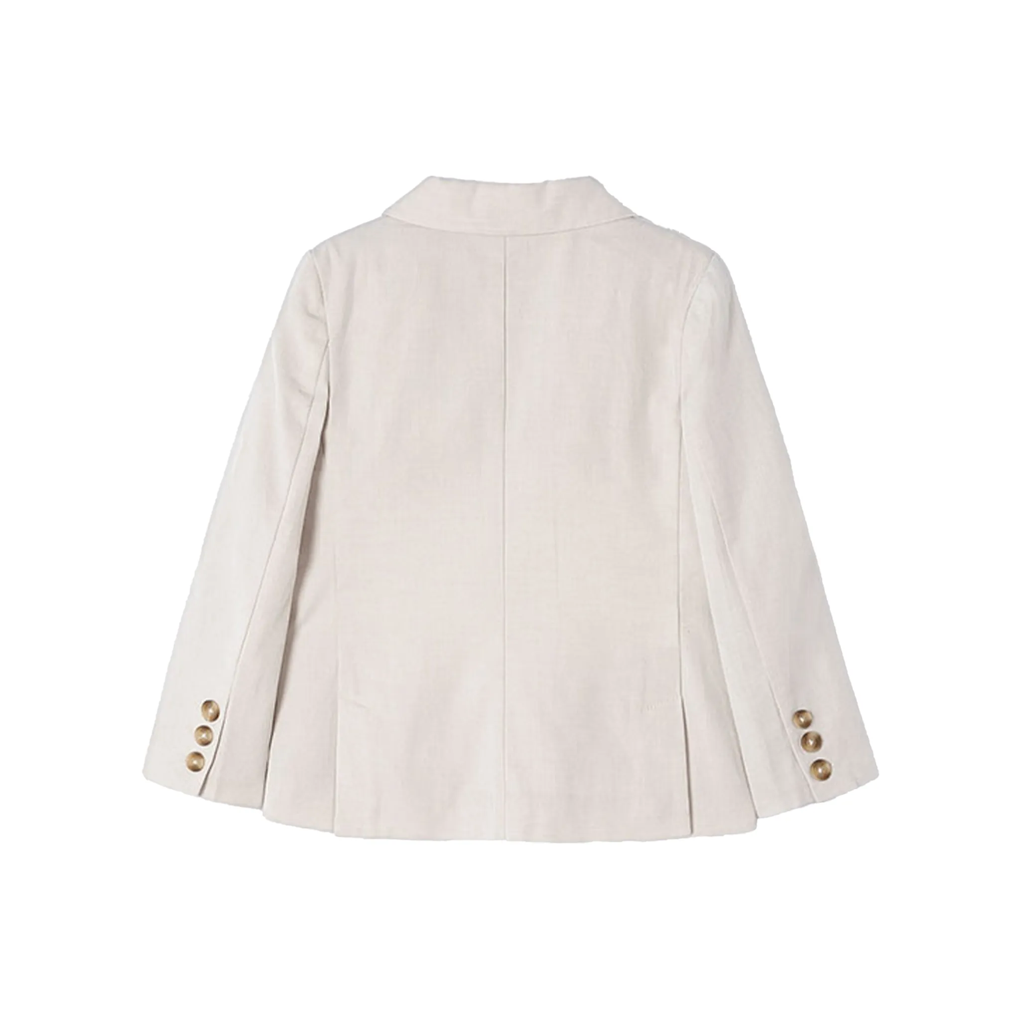 Beige Smokingjacke
