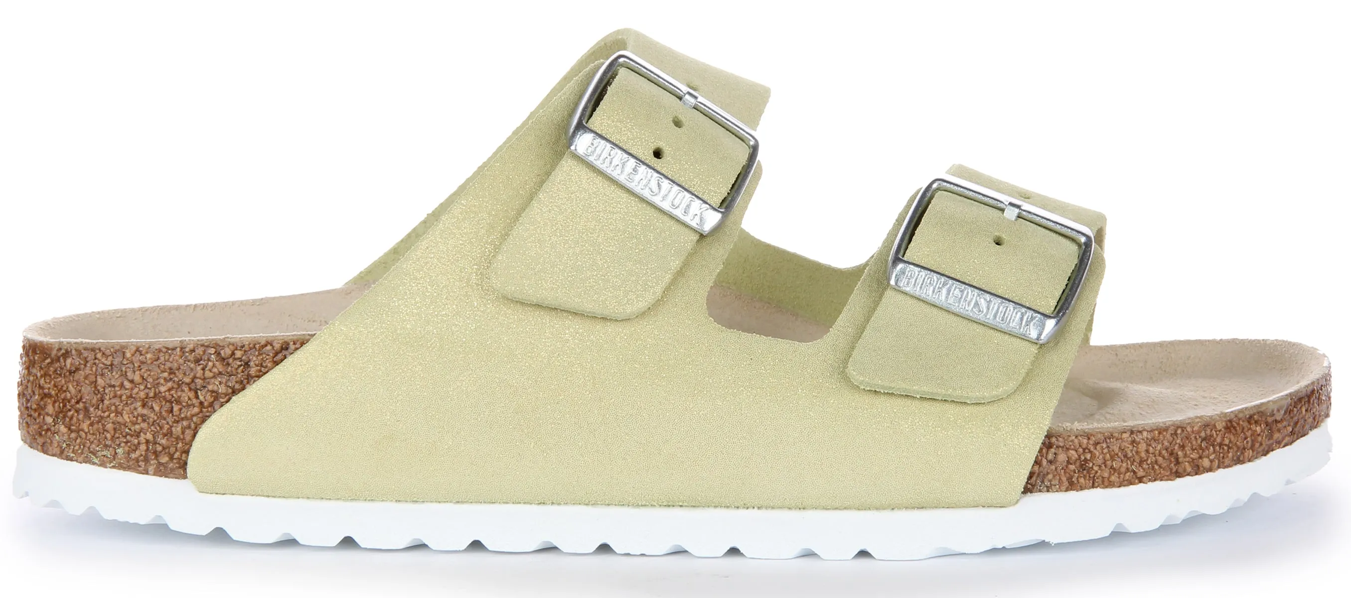 Birkenstock Arizona Bs in Hellgrün | Schmal geschnittene Schuhe Birkenstock