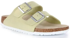 Birkenstock Arizona Bs in Hellgrün | Schmal geschnittene Schuhe Birkenstock