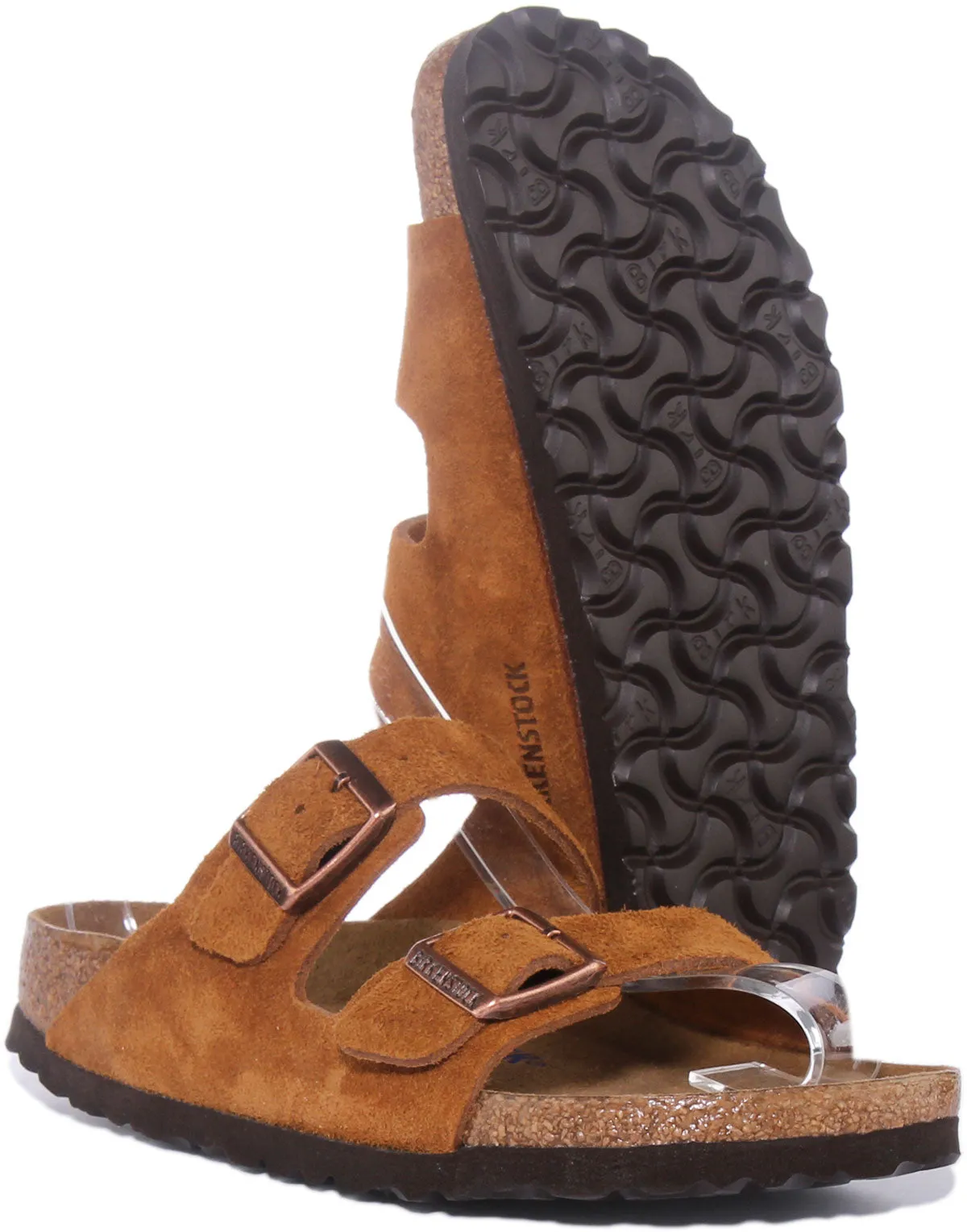 Birkenstock Arizona Sbf In Tan Für Damen | Schmal geschnittene Schuhe Birkenstock