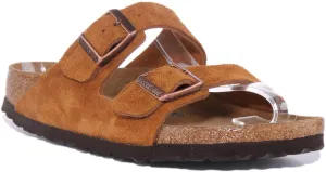 Birkenstock Arizona Sbf In Tan Für Damen | Schmal geschnittene Schuhe Birkenstock