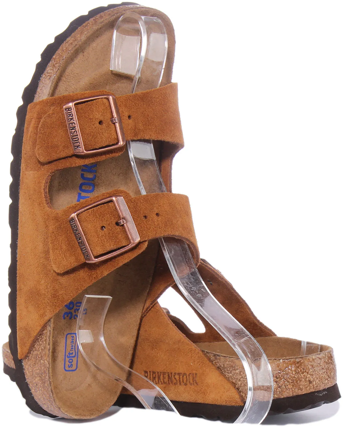 Birkenstock Arizona Sbf In Tan Für Damen | Schmal geschnittene Schuhe Birkenstock