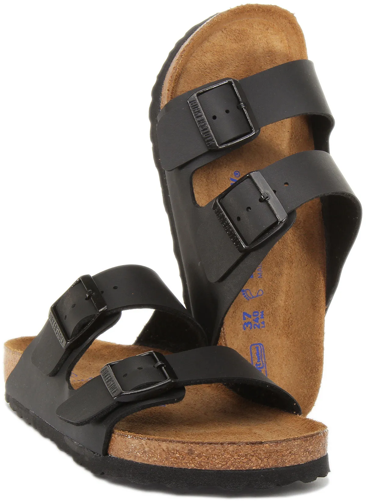 Birkenstock Arizona Soft Footbed In Schwarz Regular Fit | Regular Fit Schuhe Birkenstock