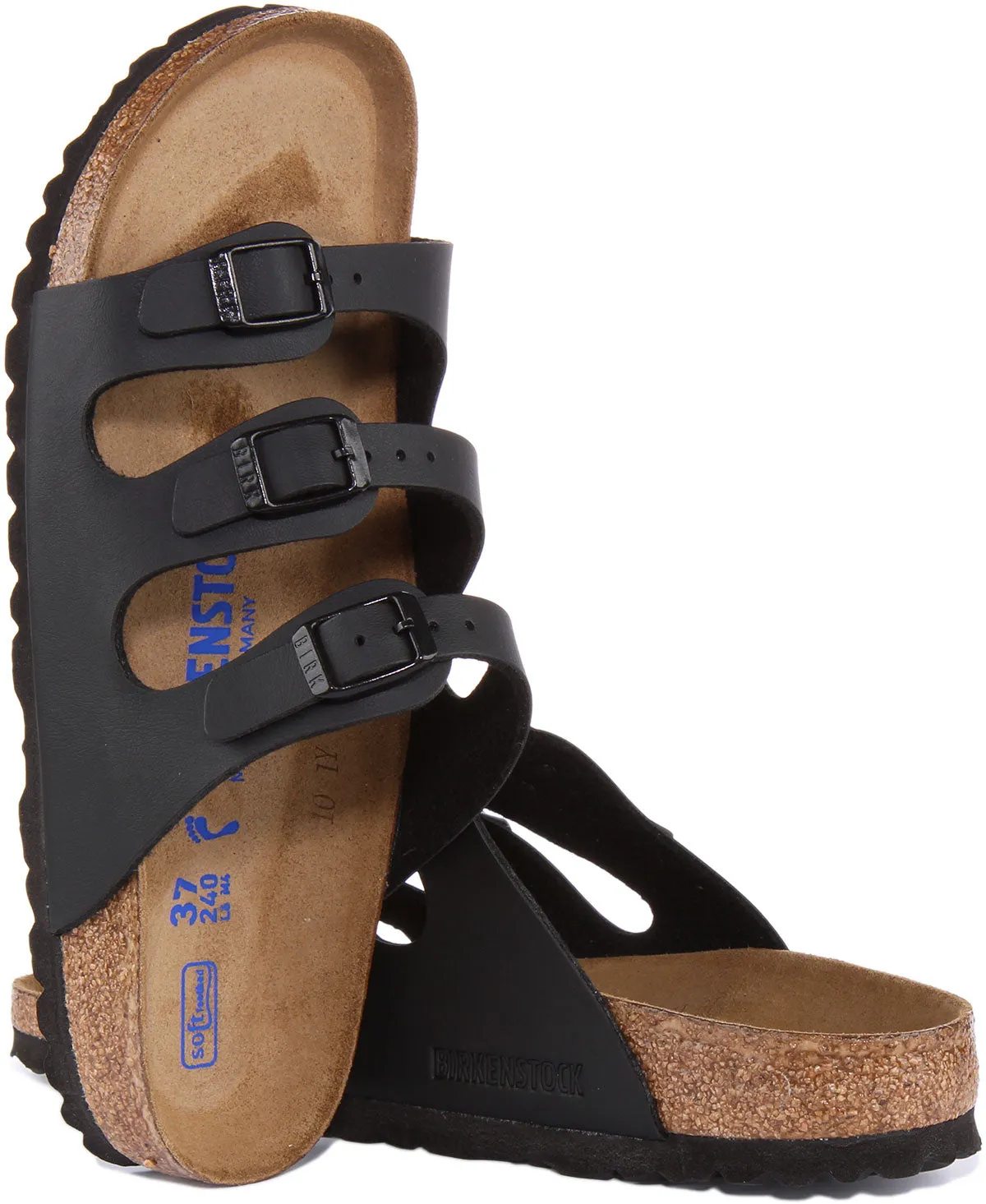 Birkenstock Florida In Schwarz Für Damen | Schmale Passform Schuhe Birkenstock
