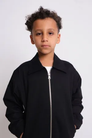 Schwarze Langarmjacke