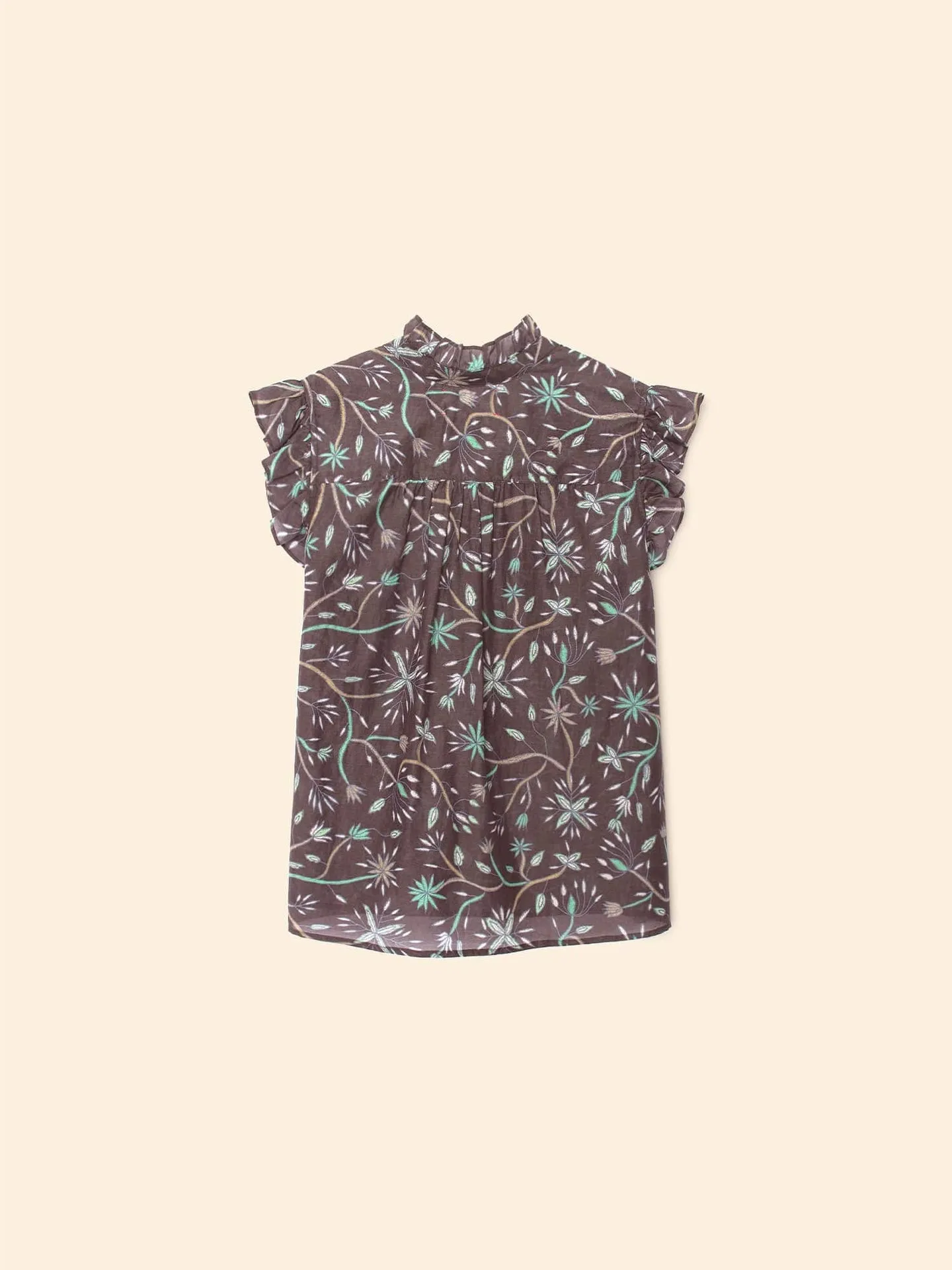 Bluse X5wlp001 Brenna X5wlp001 Grau-Minze