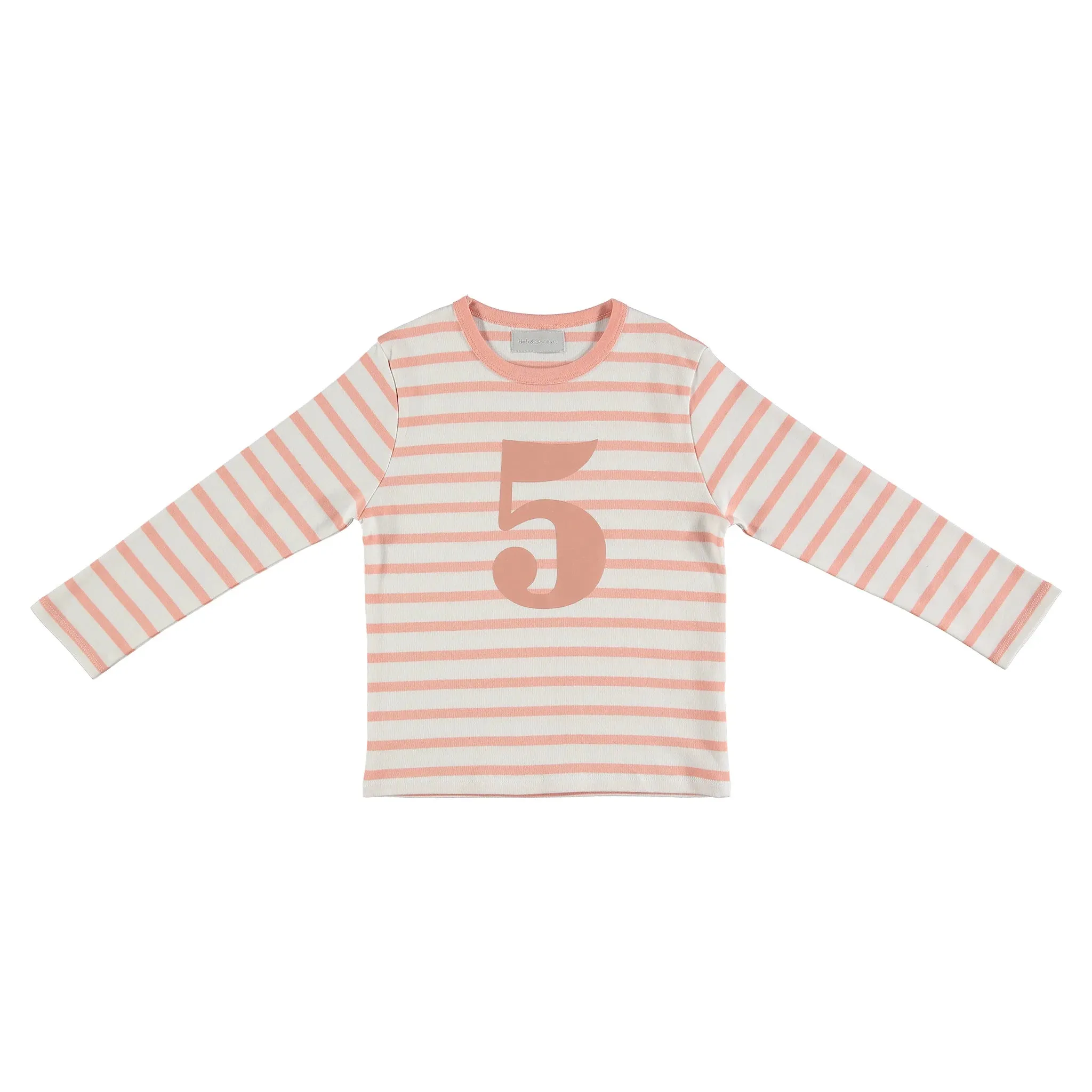 Bob   Blossom: Nummer T-Shirt - Garnelenfarbe