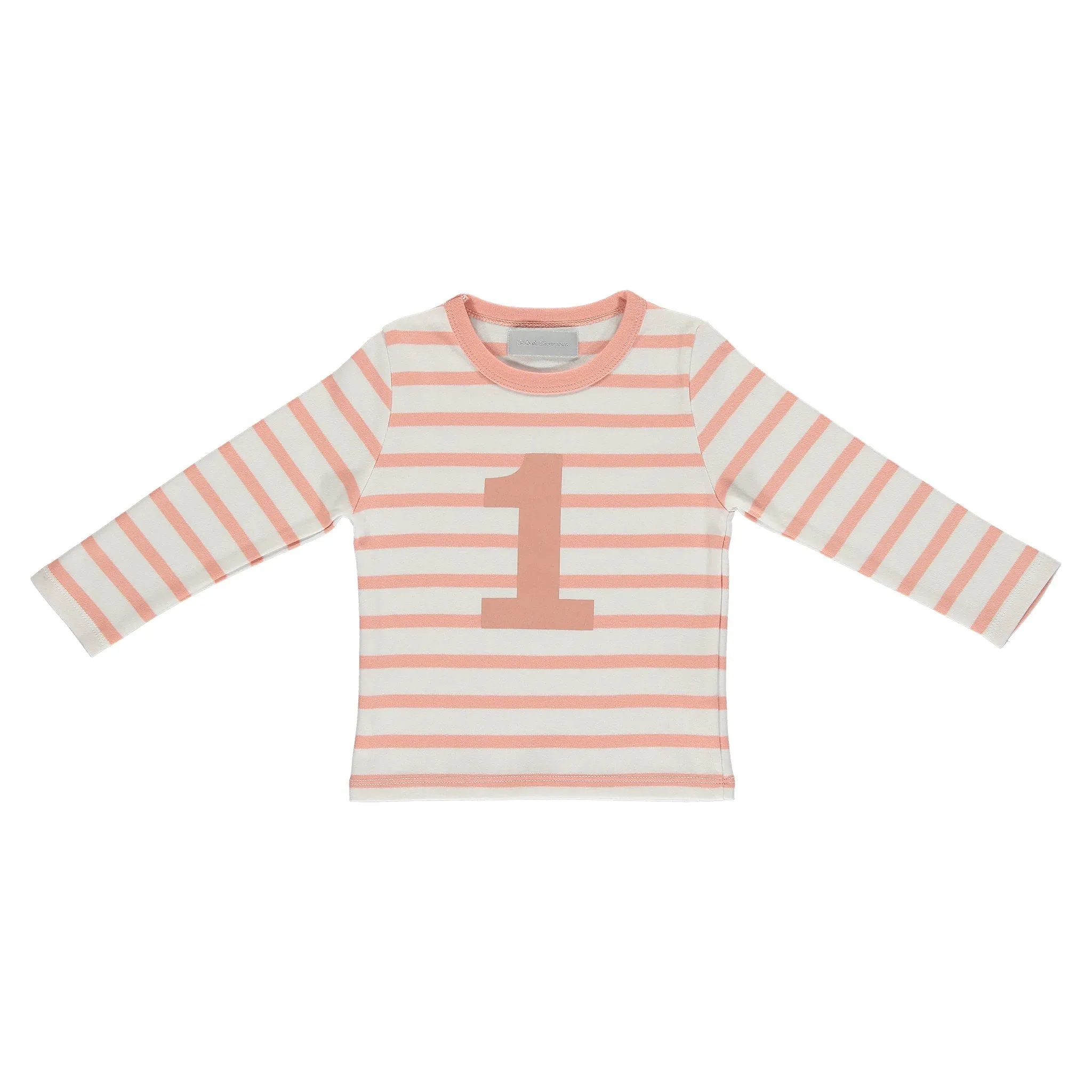 Bob   Blossom: Nummer T-Shirt - Garnelenfarbe