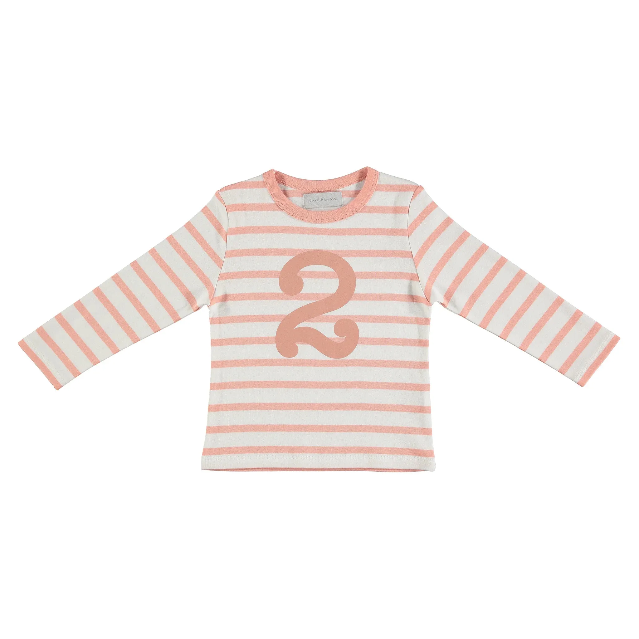 Bob   Blossom: Nummer T-Shirt - Garnelenfarbe