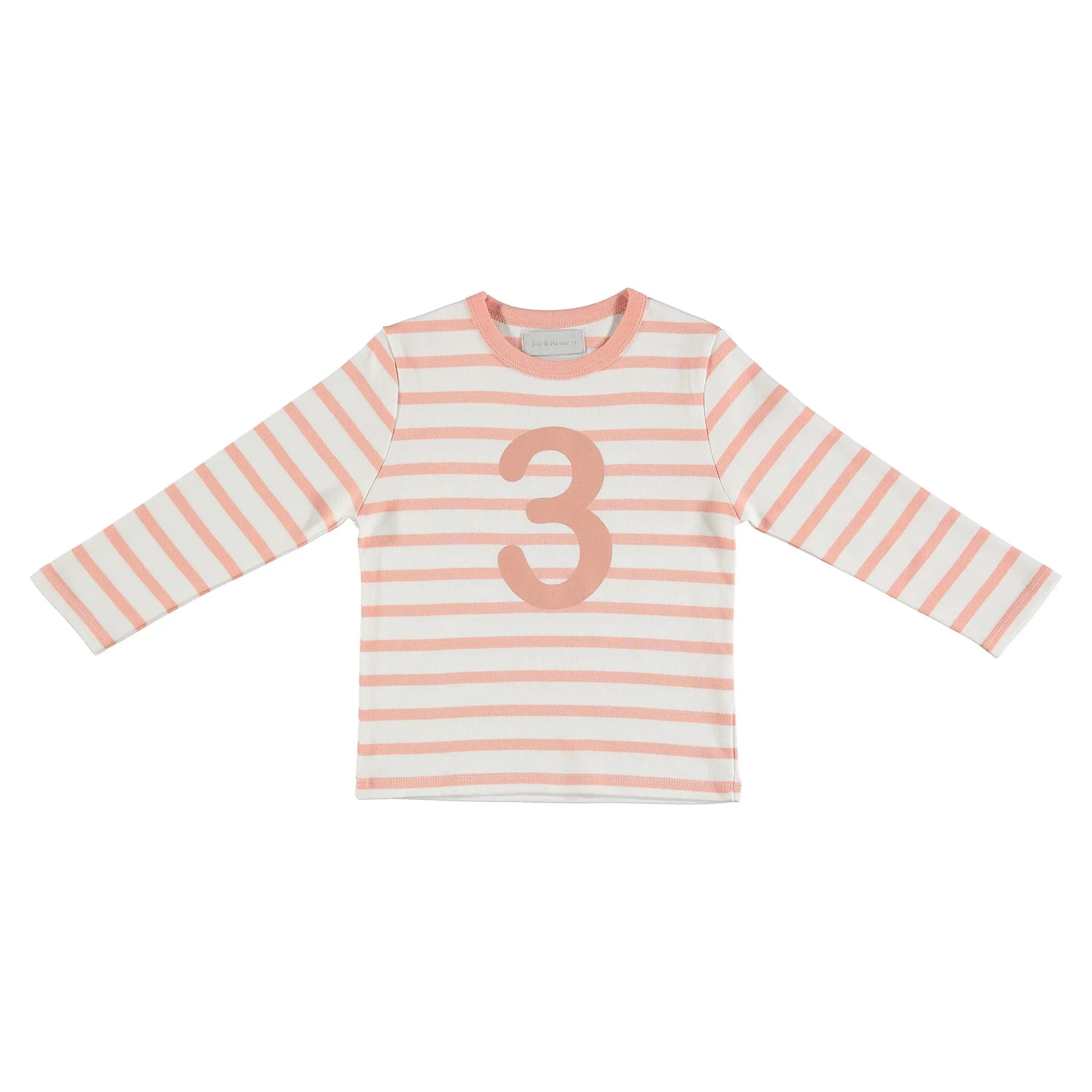 Bob   Blossom: Nummer T-Shirt - Garnelenfarbe