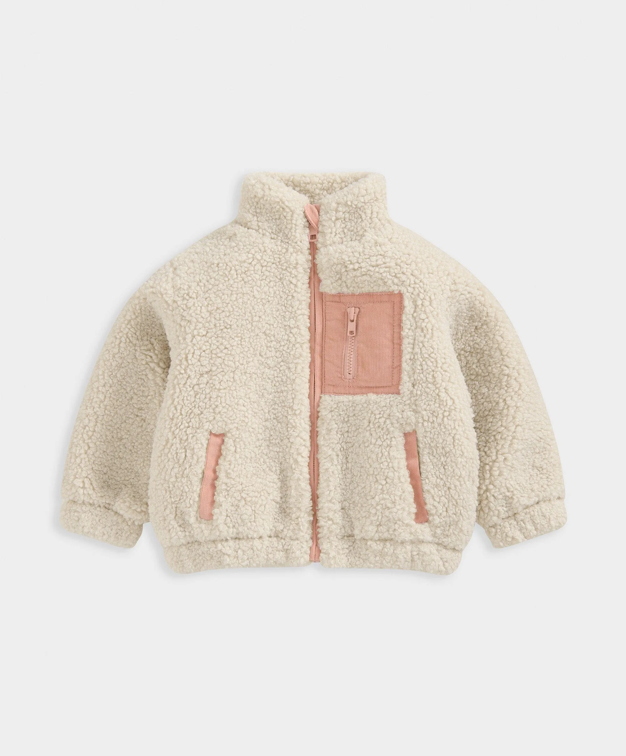 Borg Jacke - Beige Babykids Mamas & Papas