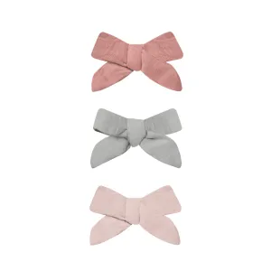 Haarspange mit Clip, Set von 3 - Lippenstift, Himmel, Bubblegum von Quincy Mae