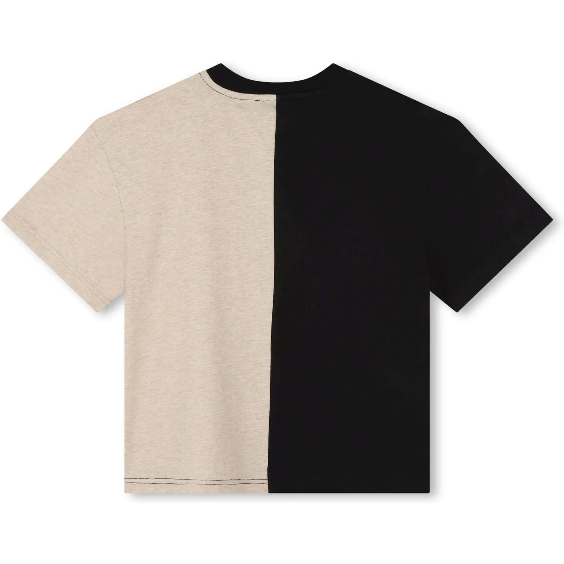 Jungen Beige Curb Logo T-Shirt